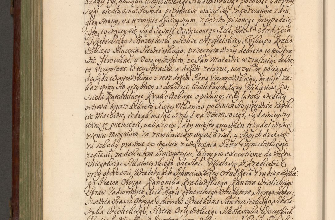 Zdjęcie nr 963 dla obiektu archiwalnego: Acta actorum episcopalium R. D. Andrea Trzebicki, episcopi Cracoviensis a mense Aprili 1675 ad Aprilem 1676 acticatorum. Volumen VI