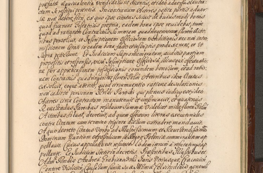 Zdjęcie nr 962 dla obiektu archiwalnego: Acta actorum episcopalium R. D. Andrea Trzebicki, episcopi Cracoviensis a mense Aprili 1675 ad Aprilem 1676 acticatorum. Volumen VI
