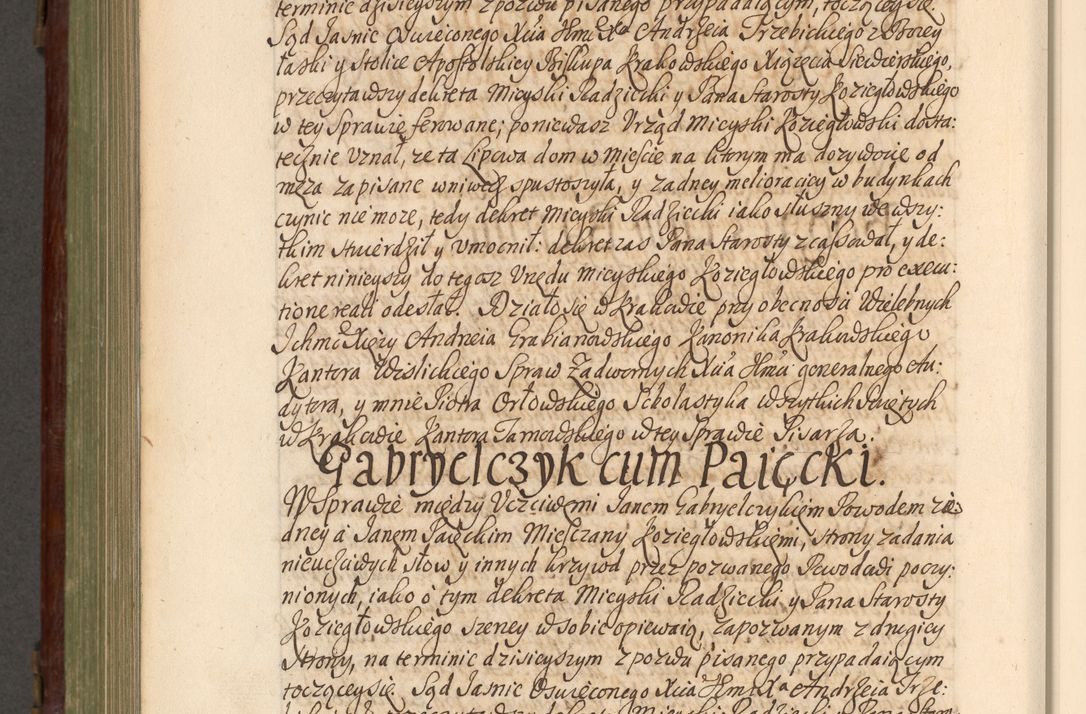 Zdjęcie nr 959 dla obiektu archiwalnego: Acta actorum episcopalium R. D. Andrea Trzebicki, episcopi Cracoviensis a mense Aprili 1675 ad Aprilem 1676 acticatorum. Volumen VI