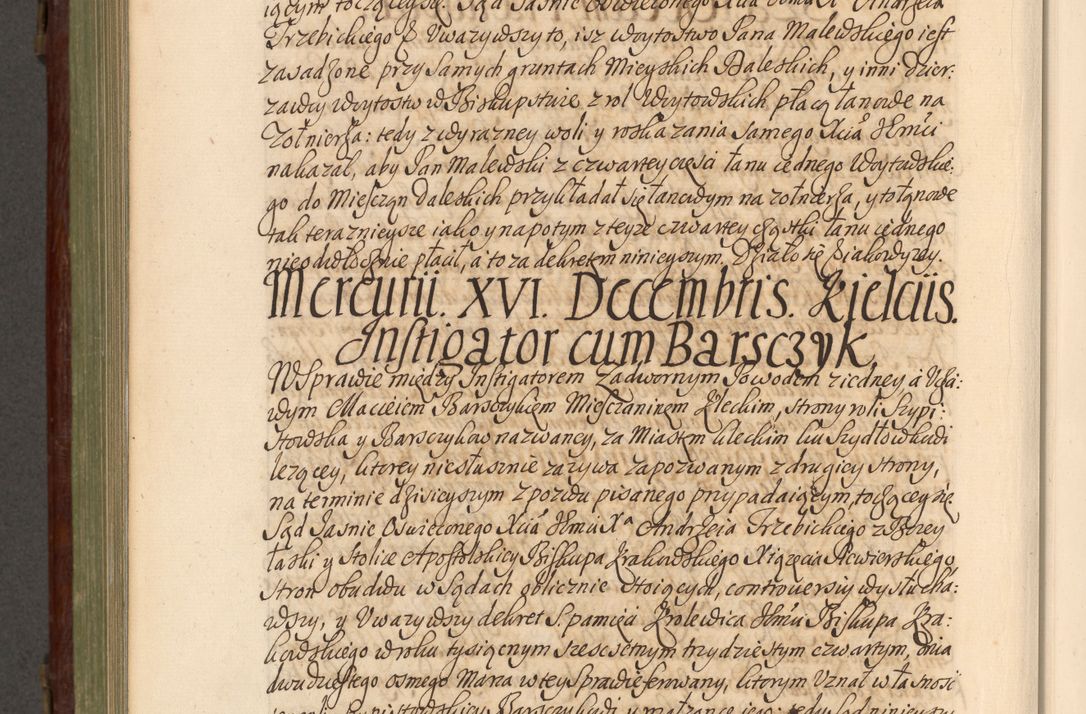 Zdjęcie nr 951 dla obiektu archiwalnego: Acta actorum episcopalium R. D. Andrea Trzebicki, episcopi Cracoviensis a mense Aprili 1675 ad Aprilem 1676 acticatorum. Volumen VI