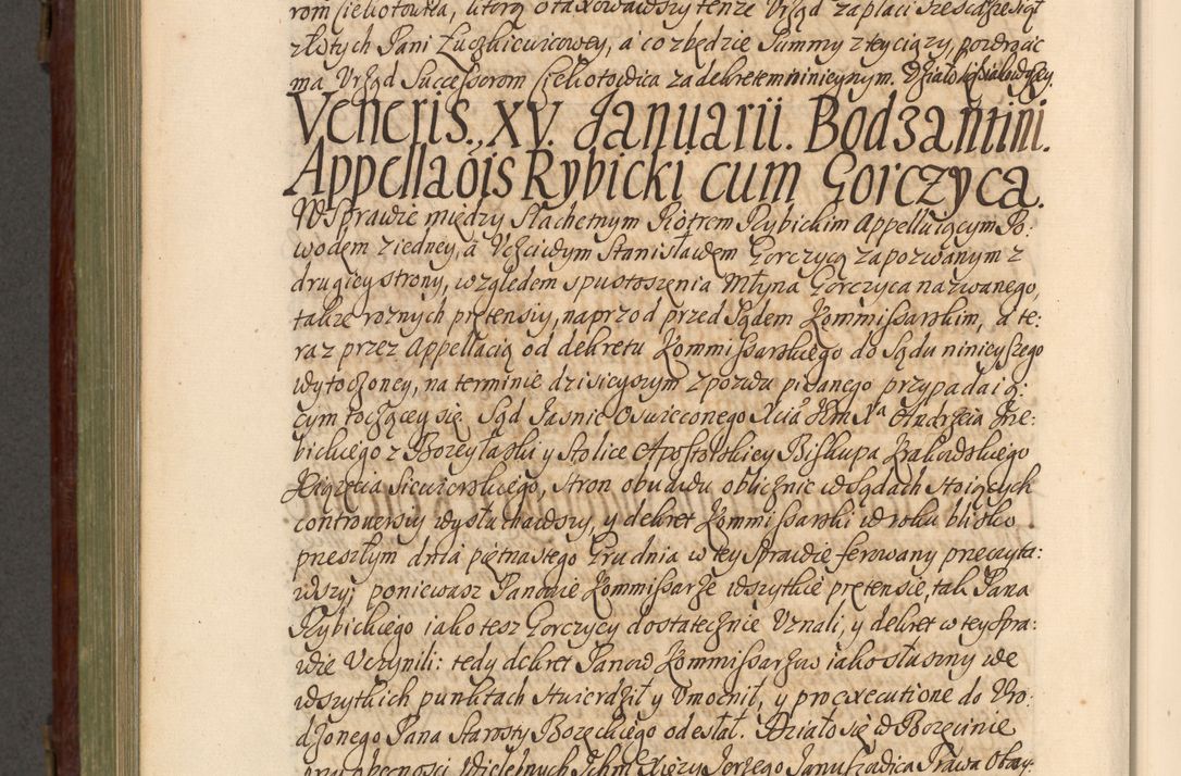 Zdjęcie nr 953 dla obiektu archiwalnego: Acta actorum episcopalium R. D. Andrea Trzebicki, episcopi Cracoviensis a mense Aprili 1675 ad Aprilem 1676 acticatorum. Volumen VI
