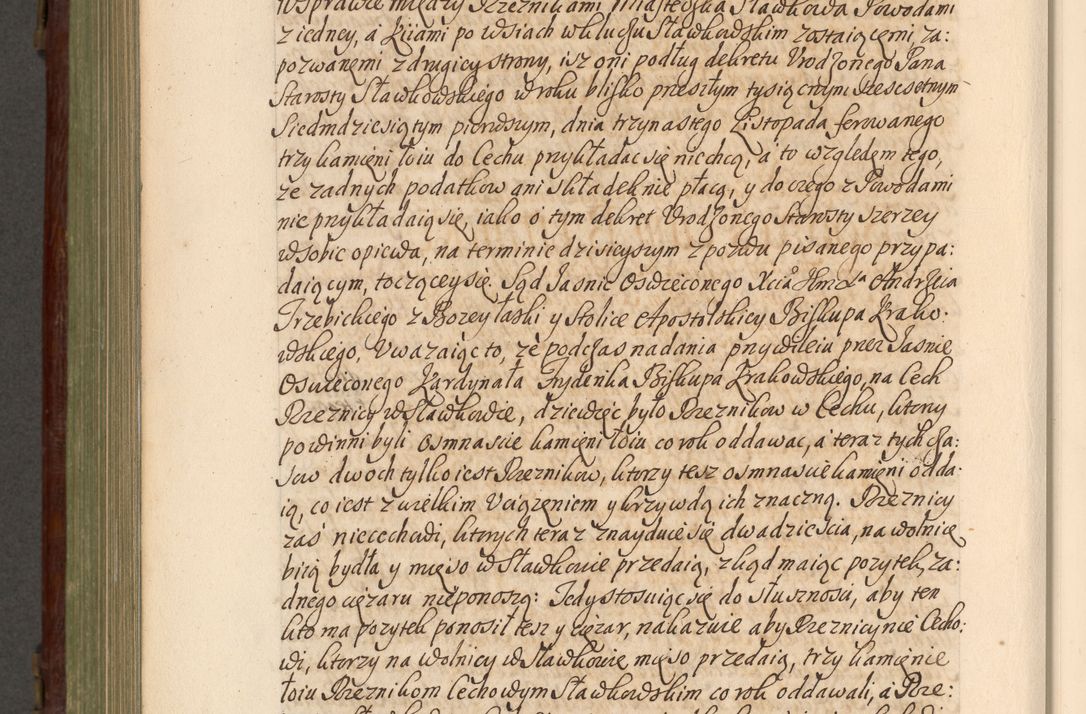 Zdjęcie nr 957 dla obiektu archiwalnego: Acta actorum episcopalium R. D. Andrea Trzebicki, episcopi Cracoviensis a mense Aprili 1675 ad Aprilem 1676 acticatorum. Volumen VI