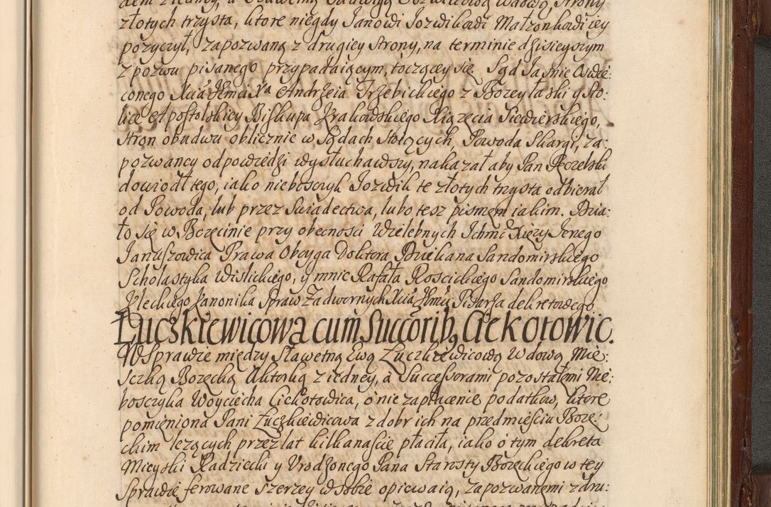 Zdjęcie nr 952 dla obiektu archiwalnego: Acta actorum episcopalium R. D. Andrea Trzebicki, episcopi Cracoviensis a mense Aprili 1675 ad Aprilem 1676 acticatorum. Volumen VI