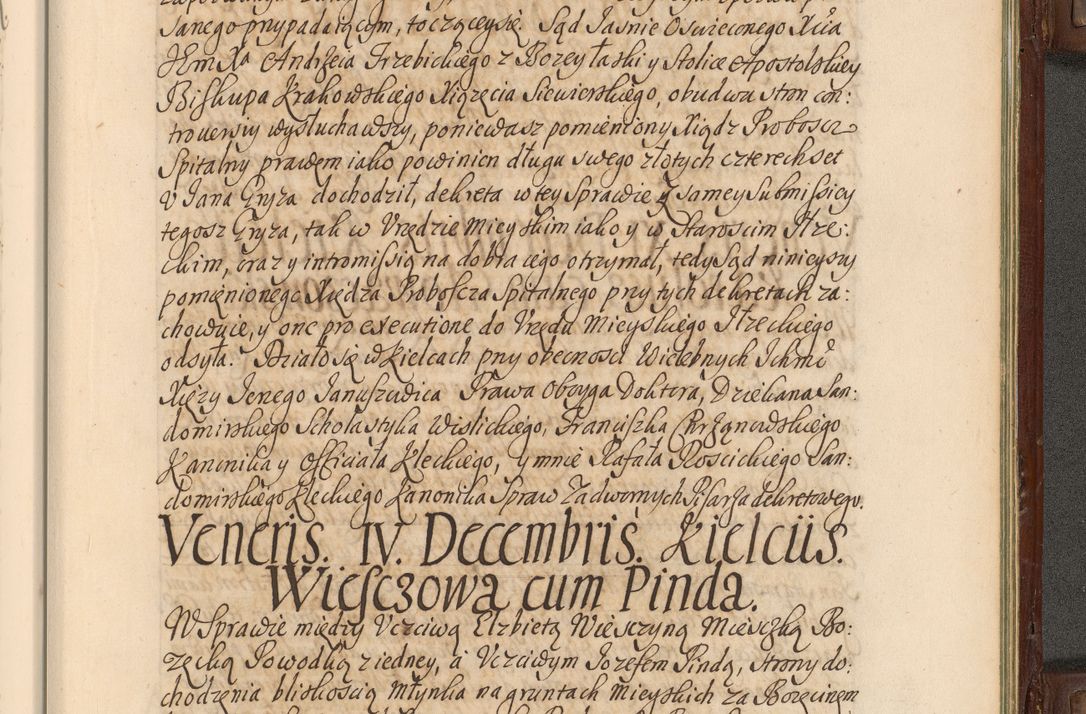 Zdjęcie nr 948 dla obiektu archiwalnego: Acta actorum episcopalium R. D. Andrea Trzebicki, episcopi Cracoviensis a mense Aprili 1675 ad Aprilem 1676 acticatorum. Volumen VI