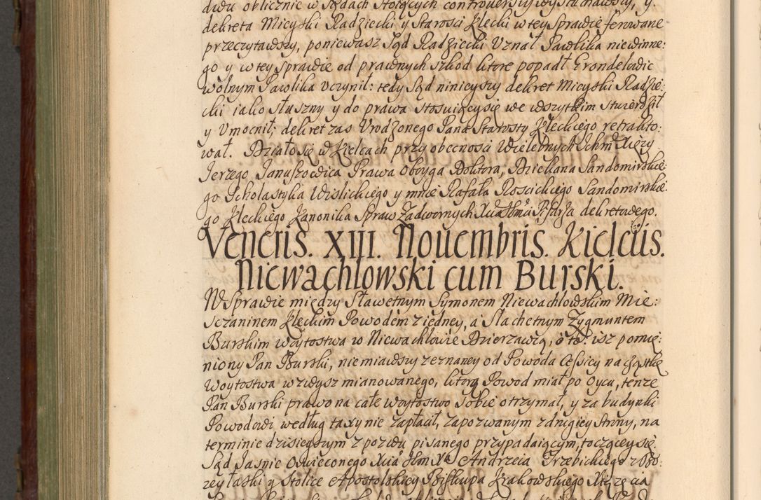 Zdjęcie nr 945 dla obiektu archiwalnego: Acta actorum episcopalium R. D. Andrea Trzebicki, episcopi Cracoviensis a mense Aprili 1675 ad Aprilem 1676 acticatorum. Volumen VI