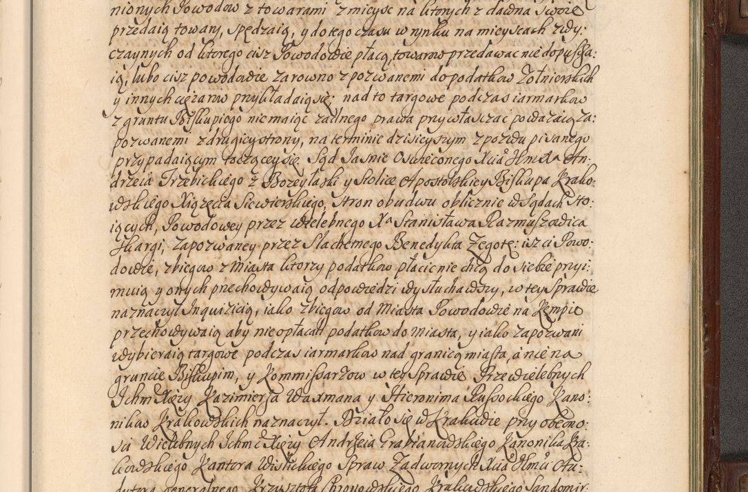 Zdjęcie nr 936 dla obiektu archiwalnego: Acta actorum episcopalium R. D. Andrea Trzebicki, episcopi Cracoviensis a mense Aprili 1675 ad Aprilem 1676 acticatorum. Volumen VI