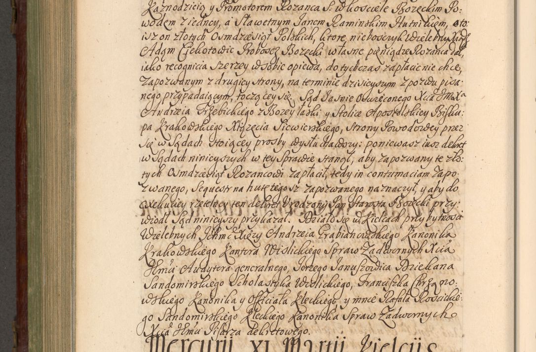 Zdjęcie nr 933 dla obiektu archiwalnego: Acta actorum episcopalium R. D. Andrea Trzebicki, episcopi Cracoviensis a mense Aprili 1675 ad Aprilem 1676 acticatorum. Volumen VI
