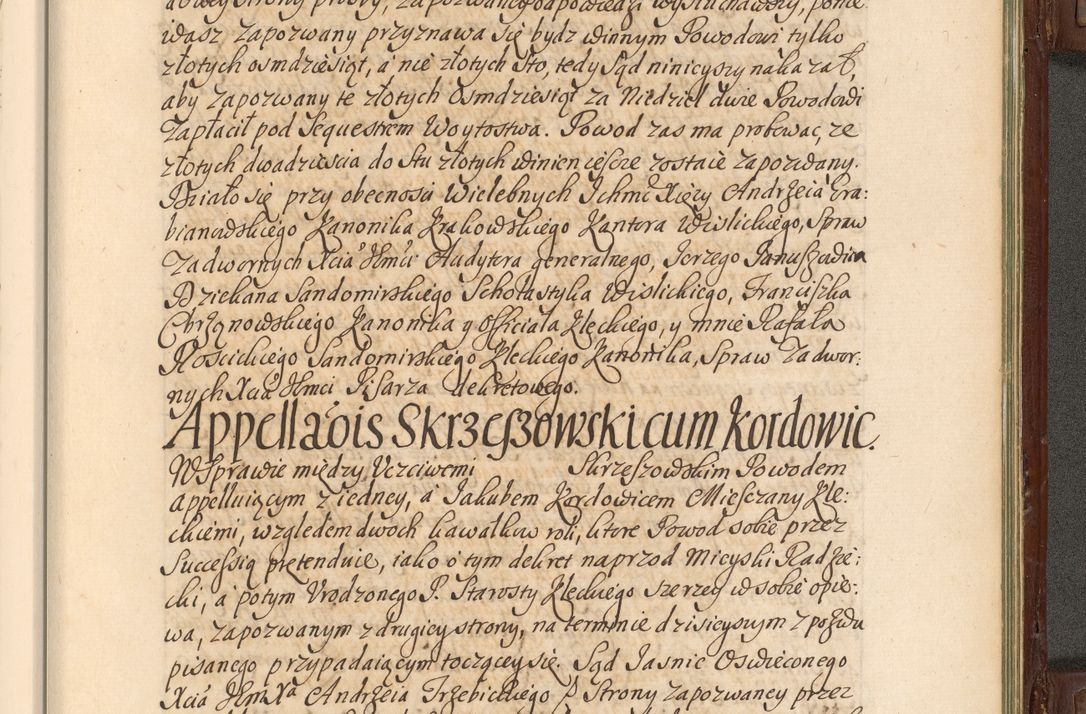 Zdjęcie nr 932 dla obiektu archiwalnego: Acta actorum episcopalium R. D. Andrea Trzebicki, episcopi Cracoviensis a mense Aprili 1675 ad Aprilem 1676 acticatorum. Volumen VI