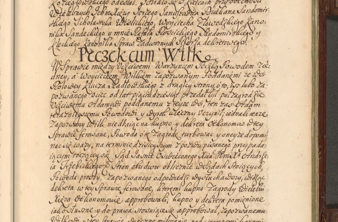 Zdjęcie nr 930 dla obiektu archiwalnego: Acta actorum episcopalium R. D. Andrea Trzebicki, episcopi Cracoviensis a mense Aprili 1675 ad Aprilem 1676 acticatorum. Volumen VI