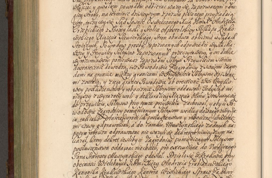 Zdjęcie nr 935 dla obiektu archiwalnego: Acta actorum episcopalium R. D. Andrea Trzebicki, episcopi Cracoviensis a mense Aprili 1675 ad Aprilem 1676 acticatorum. Volumen VI