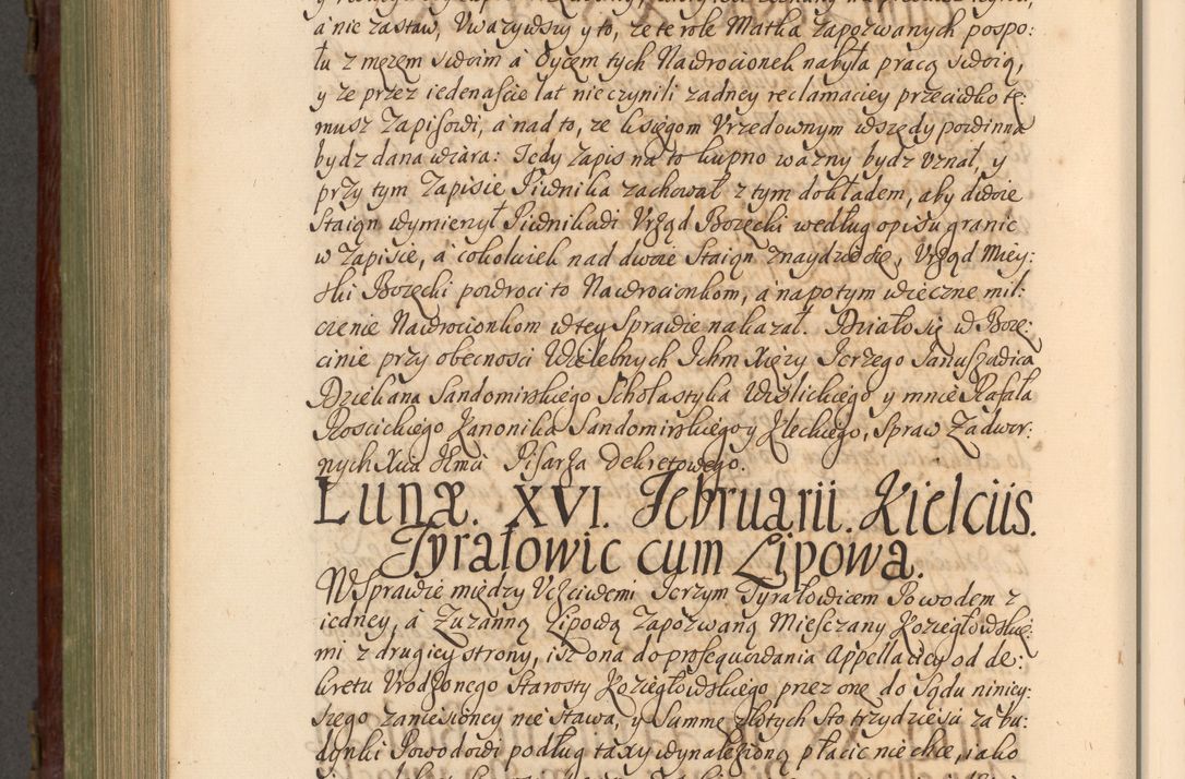 Zdjęcie nr 929 dla obiektu archiwalnego: Acta actorum episcopalium R. D. Andrea Trzebicki, episcopi Cracoviensis a mense Aprili 1675 ad Aprilem 1676 acticatorum. Volumen VI