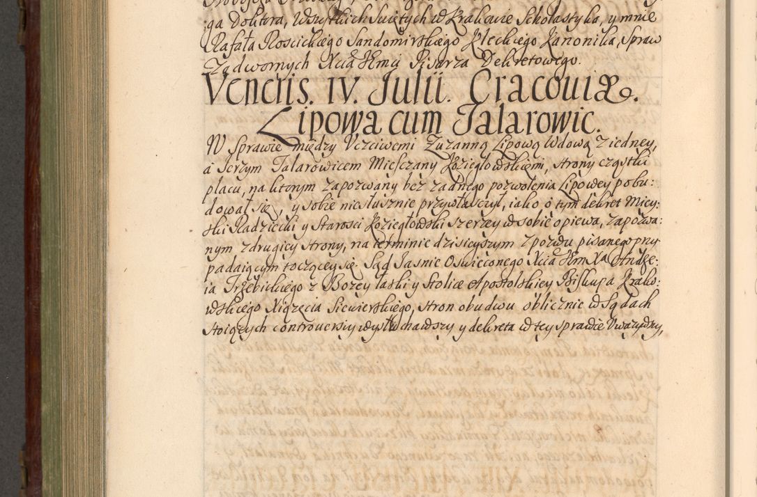 Zdjęcie nr 921 dla obiektu archiwalnego: Acta actorum episcopalium R. D. Andrea Trzebicki, episcopi Cracoviensis a mense Aprili 1675 ad Aprilem 1676 acticatorum. Volumen VI