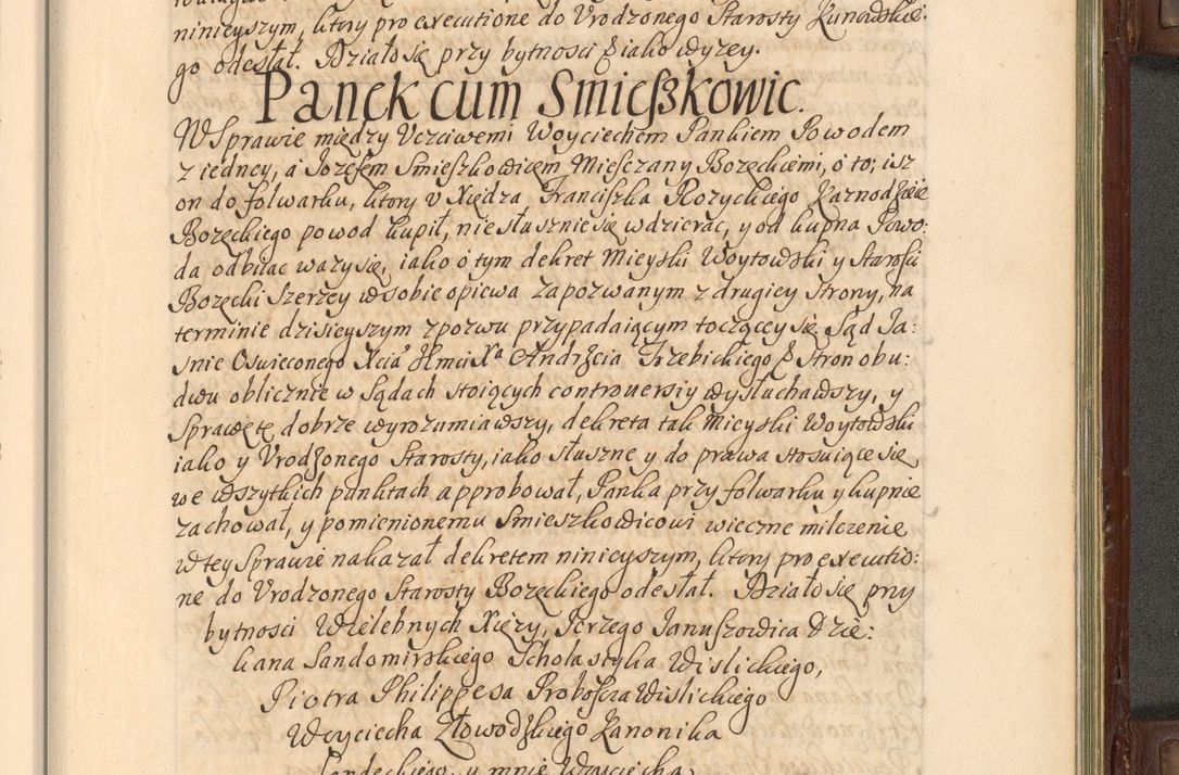 Zdjęcie nr 912 dla obiektu archiwalnego: Acta actorum episcopalium R. D. Andrea Trzebicki, episcopi Cracoviensis a mense Aprili 1675 ad Aprilem 1676 acticatorum. Volumen VI