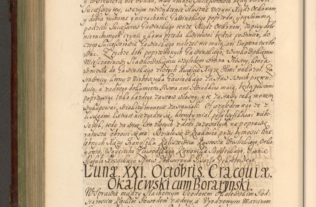 Zdjęcie nr 915 dla obiektu archiwalnego: Acta actorum episcopalium R. D. Andrea Trzebicki, episcopi Cracoviensis a mense Aprili 1675 ad Aprilem 1676 acticatorum. Volumen VI