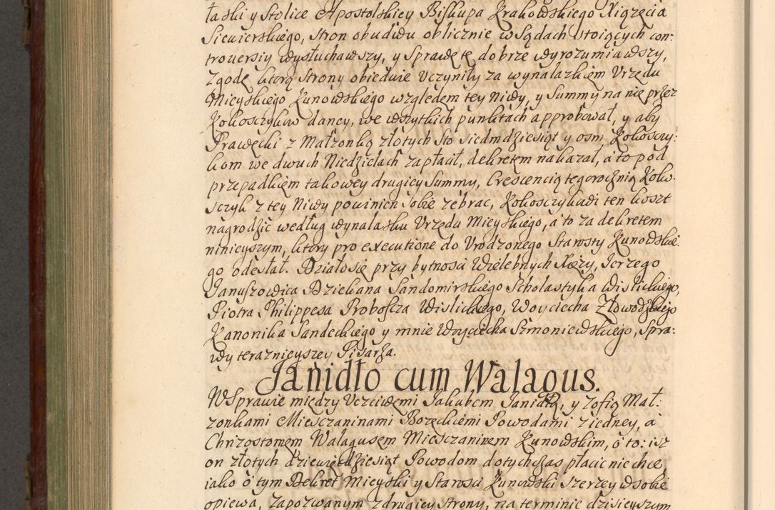 Zdjęcie nr 911 dla obiektu archiwalnego: Acta actorum episcopalium R. D. Andrea Trzebicki, episcopi Cracoviensis a mense Aprili 1675 ad Aprilem 1676 acticatorum. Volumen VI
