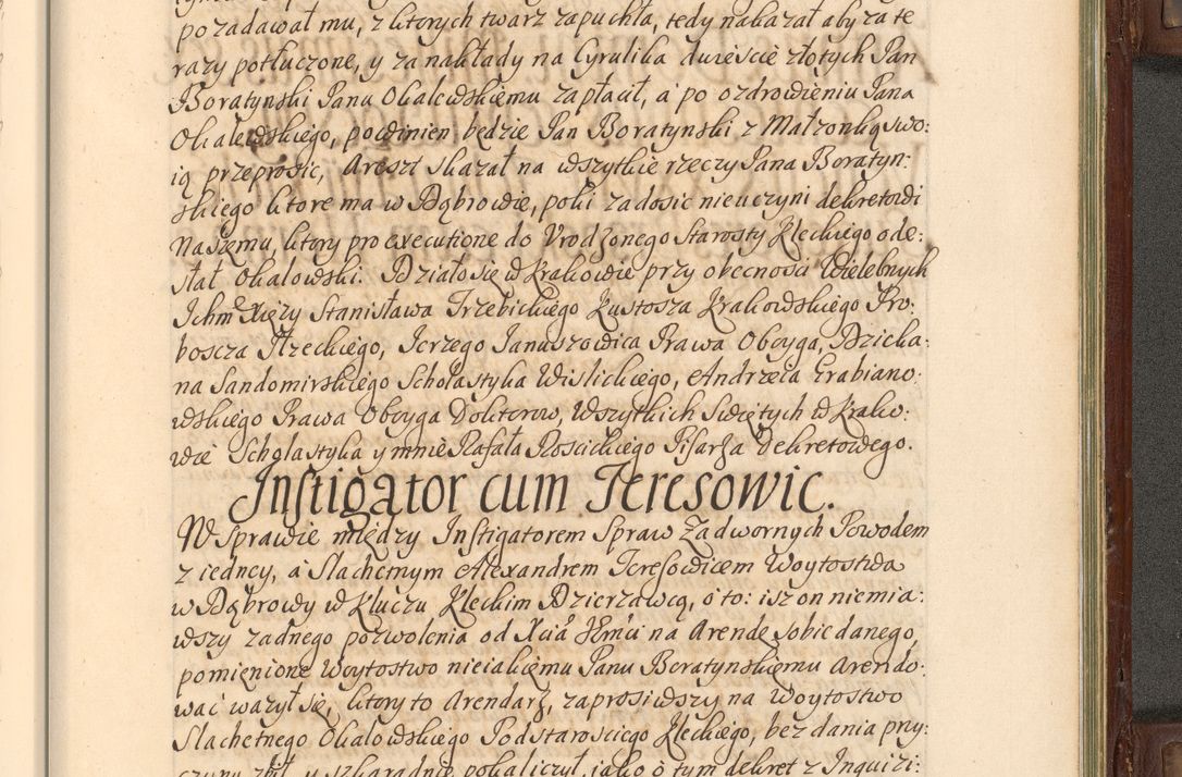 Zdjęcie nr 916 dla obiektu archiwalnego: Acta actorum episcopalium R. D. Andrea Trzebicki, episcopi Cracoviensis a mense Aprili 1675 ad Aprilem 1676 acticatorum. Volumen VI