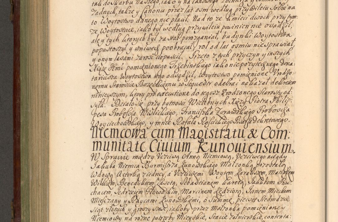 Zdjęcie nr 909 dla obiektu archiwalnego: Acta actorum episcopalium R. D. Andrea Trzebicki, episcopi Cracoviensis a mense Aprili 1675 ad Aprilem 1676 acticatorum. Volumen VI