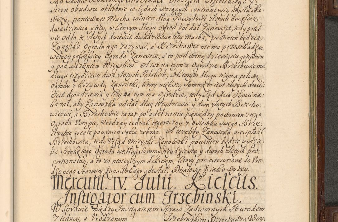 Zdjęcie nr 908 dla obiektu archiwalnego: Acta actorum episcopalium R. D. Andrea Trzebicki, episcopi Cracoviensis a mense Aprili 1675 ad Aprilem 1676 acticatorum. Volumen VI