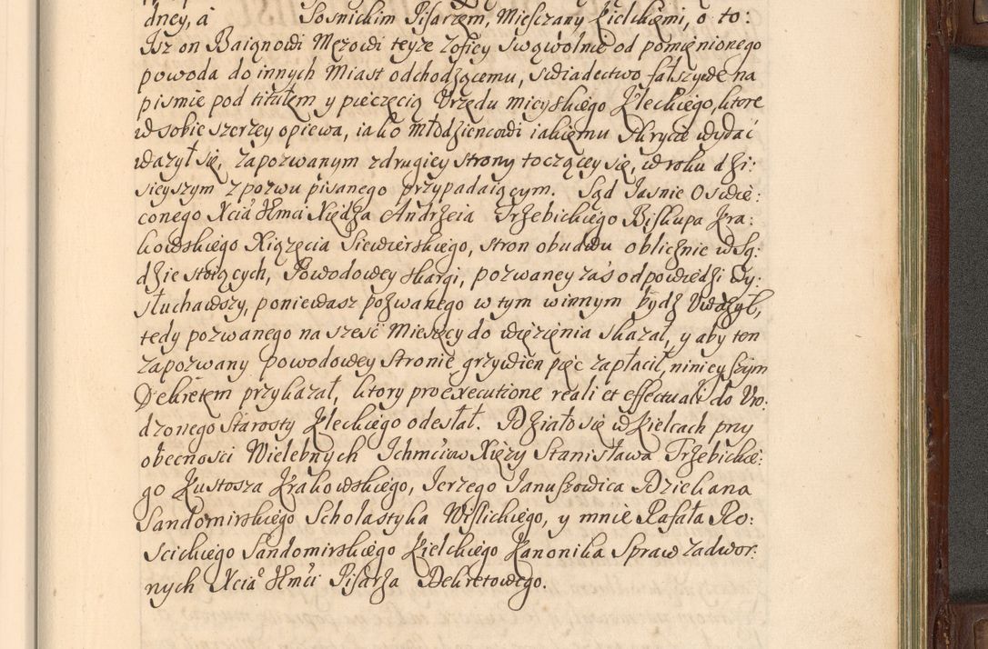 Zdjęcie nr 894 dla obiektu archiwalnego: Acta actorum episcopalium R. D. Andrea Trzebicki, episcopi Cracoviensis a mense Aprili 1675 ad Aprilem 1676 acticatorum. Volumen VI