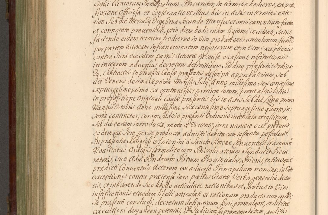 Zdjęcie nr 889 dla obiektu archiwalnego: Acta actorum episcopalium R. D. Andrea Trzebicki, episcopi Cracoviensis a mense Aprili 1675 ad Aprilem 1676 acticatorum. Volumen VI