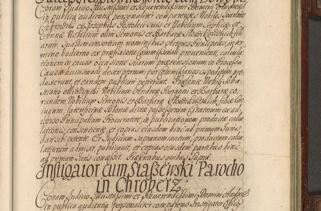 Zdjęcie nr 874 dla obiektu archiwalnego: Acta actorum episcopalium R. D. Andrea Trzebicki, episcopi Cracoviensis a mense Aprili 1675 ad Aprilem 1676 acticatorum. Volumen VI