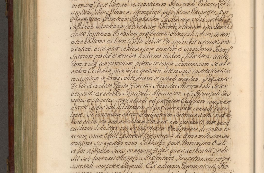 Zdjęcie nr 871 dla obiektu archiwalnego: Acta actorum episcopalium R. D. Andrea Trzebicki, episcopi Cracoviensis a mense Aprili 1675 ad Aprilem 1676 acticatorum. Volumen VI