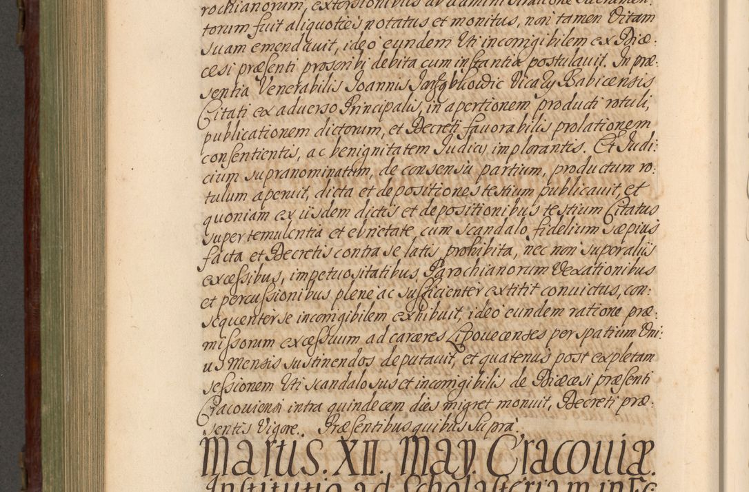 Zdjęcie nr 867 dla obiektu archiwalnego: Acta actorum episcopalium R. D. Andrea Trzebicki, episcopi Cracoviensis a mense Aprili 1675 ad Aprilem 1676 acticatorum. Volumen VI