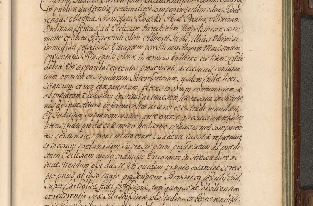 Zdjęcie nr 860 dla obiektu archiwalnego: Acta actorum episcopalium R. D. Andrea Trzebicki, episcopi Cracoviensis a mense Aprili 1675 ad Aprilem 1676 acticatorum. Volumen VI
