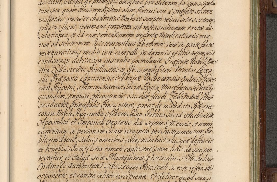 Zdjęcie nr 864 dla obiektu archiwalnego: Acta actorum episcopalium R. D. Andrea Trzebicki, episcopi Cracoviensis a mense Aprili 1675 ad Aprilem 1676 acticatorum. Volumen VI