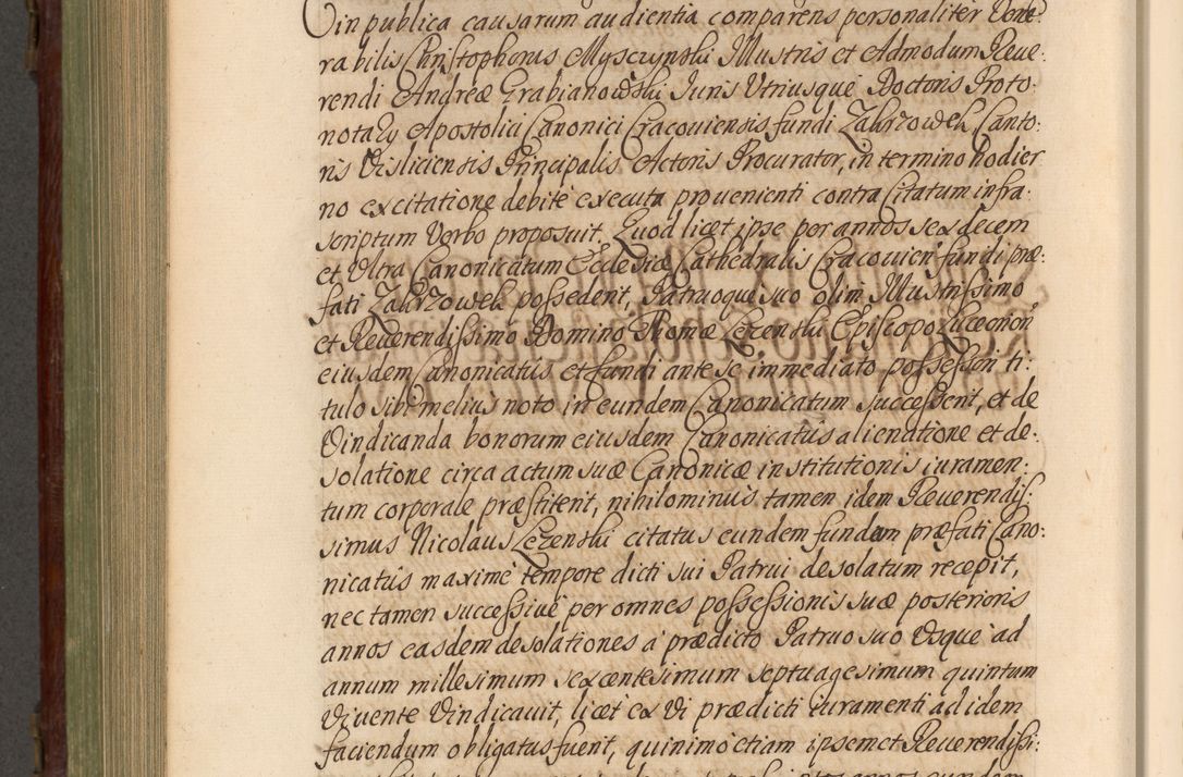 Zdjęcie nr 863 dla obiektu archiwalnego: Acta actorum episcopalium R. D. Andrea Trzebicki, episcopi Cracoviensis a mense Aprili 1675 ad Aprilem 1676 acticatorum. Volumen VI