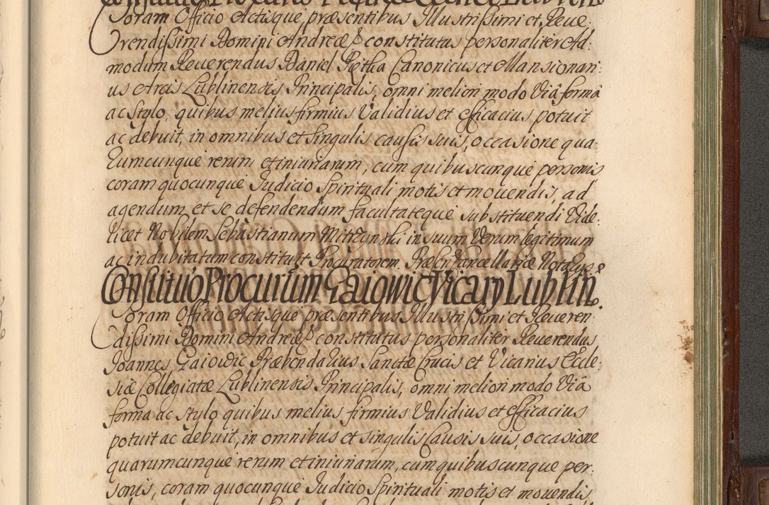 Zdjęcie nr 858 dla obiektu archiwalnego: Acta actorum episcopalium R. D. Andrea Trzebicki, episcopi Cracoviensis a mense Aprili 1675 ad Aprilem 1676 acticatorum. Volumen VI