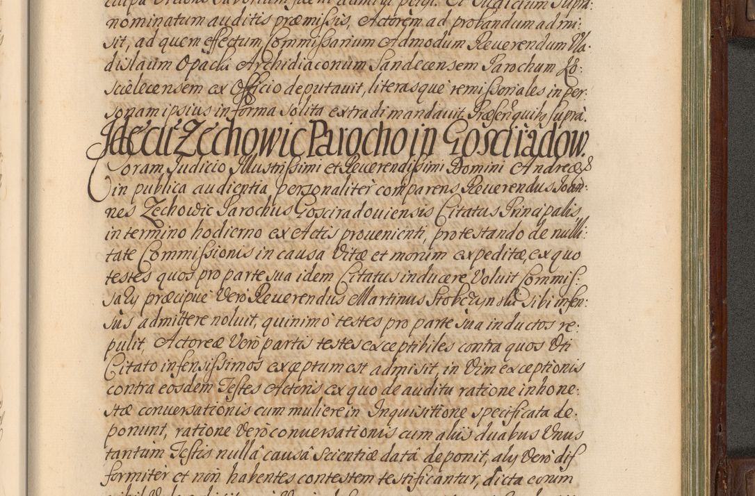 Zdjęcie nr 852 dla obiektu archiwalnego: Acta actorum episcopalium R. D. Andrea Trzebicki, episcopi Cracoviensis a mense Aprili 1675 ad Aprilem 1676 acticatorum. Volumen VI