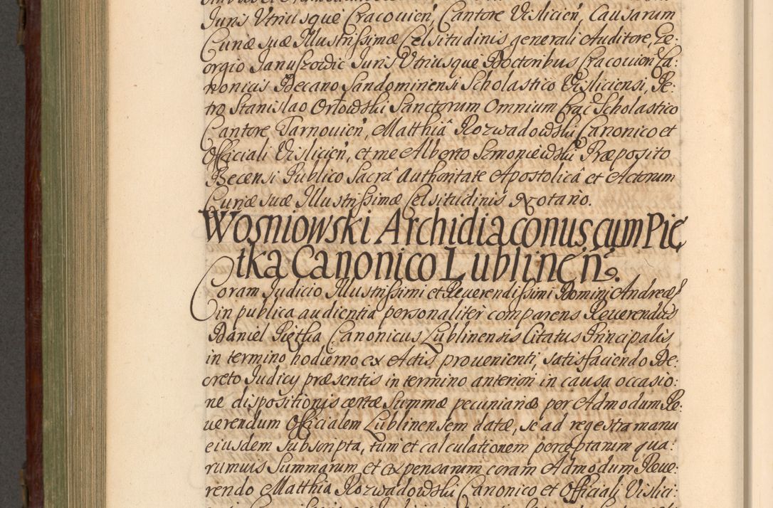 Zdjęcie nr 843 dla obiektu archiwalnego: Acta actorum episcopalium R. D. Andrea Trzebicki, episcopi Cracoviensis a mense Aprili 1675 ad Aprilem 1676 acticatorum. Volumen VI