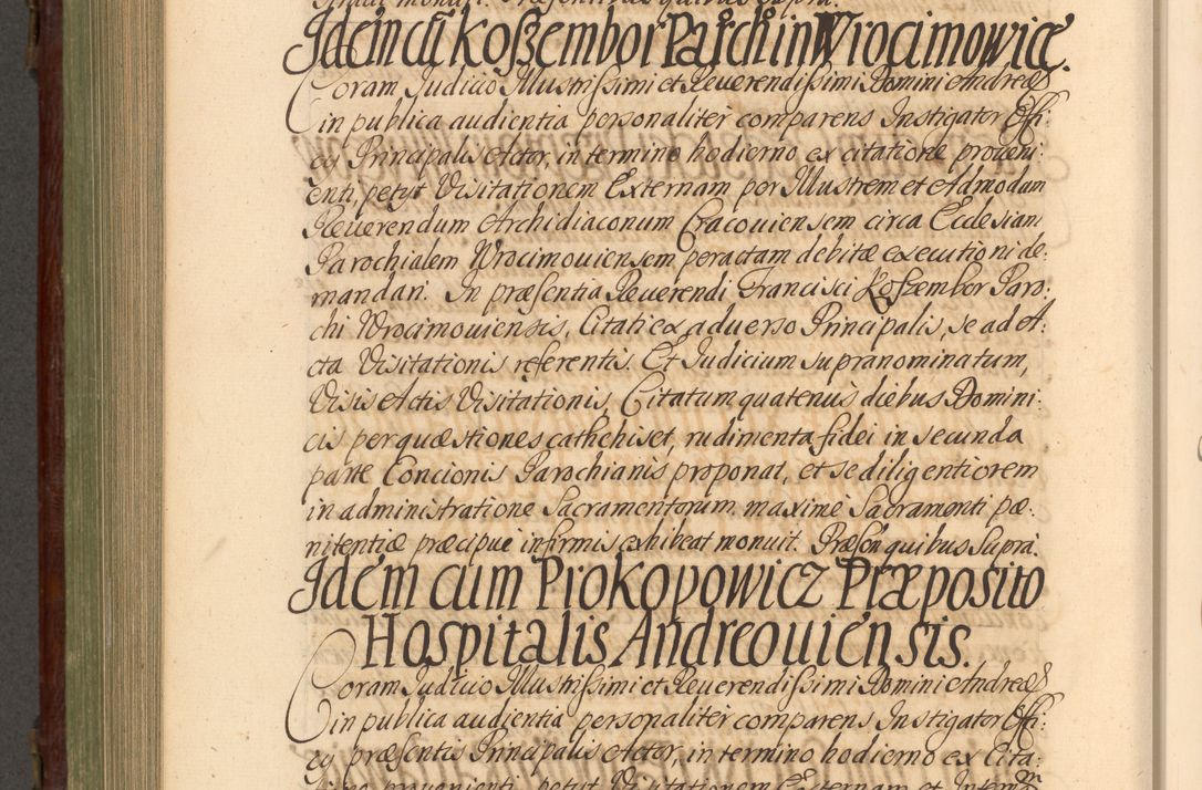 Zdjęcie nr 835 dla obiektu archiwalnego: Acta actorum episcopalium R. D. Andrea Trzebicki, episcopi Cracoviensis a mense Aprili 1675 ad Aprilem 1676 acticatorum. Volumen VI