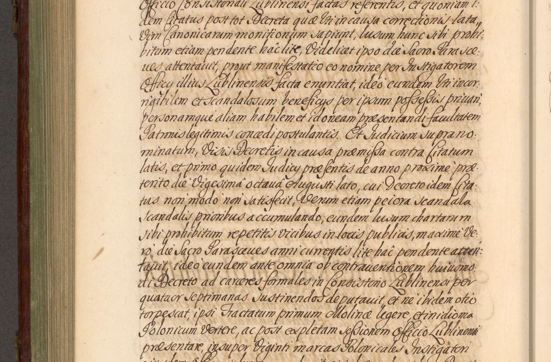 Zdjęcie nr 833 dla obiektu archiwalnego: Acta actorum episcopalium R. D. Andrea Trzebicki, episcopi Cracoviensis a mense Aprili 1675 ad Aprilem 1676 acticatorum. Volumen VI