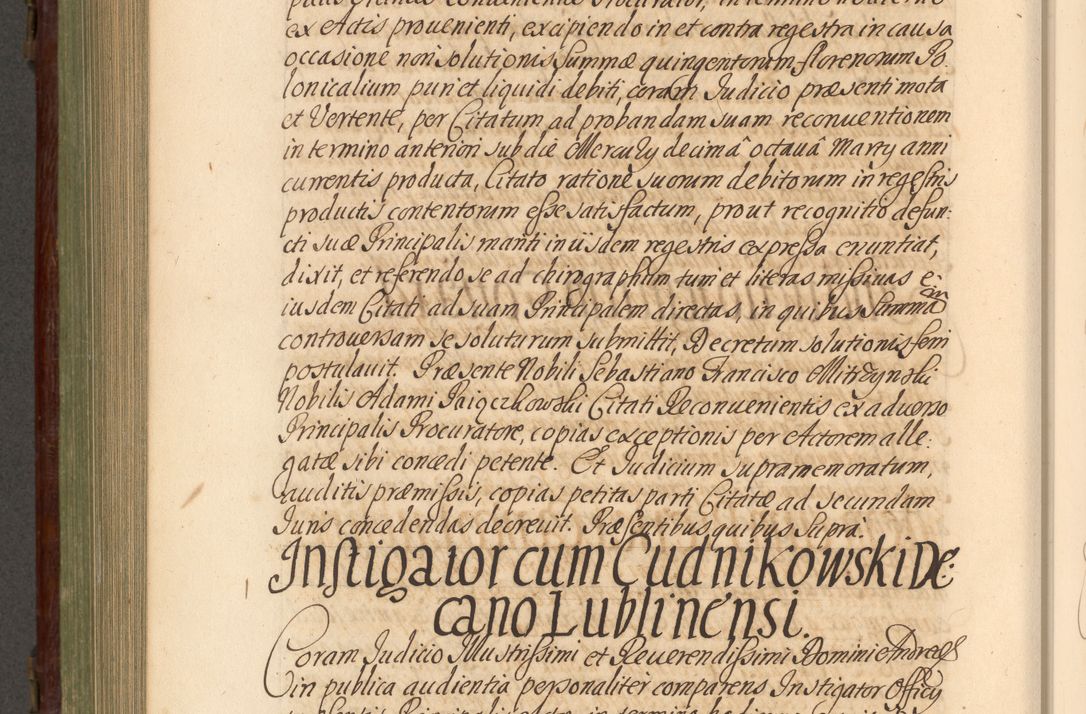 Zdjęcie nr 831 dla obiektu archiwalnego: Acta actorum episcopalium R. D. Andrea Trzebicki, episcopi Cracoviensis a mense Aprili 1675 ad Aprilem 1676 acticatorum. Volumen VI