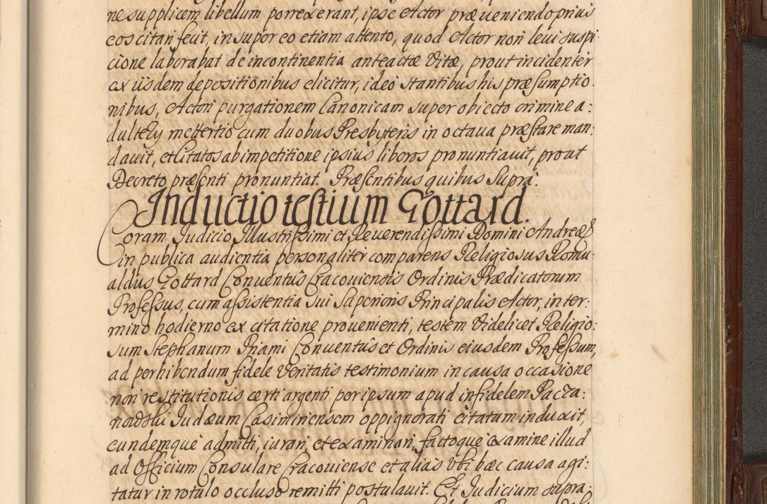 Zdjęcie nr 830 dla obiektu archiwalnego: Acta actorum episcopalium R. D. Andrea Trzebicki, episcopi Cracoviensis a mense Aprili 1675 ad Aprilem 1676 acticatorum. Volumen VI