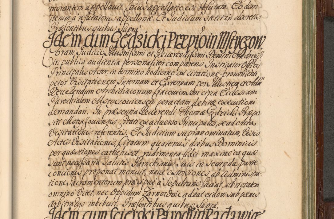 Zdjęcie nr 834 dla obiektu archiwalnego: Acta actorum episcopalium R. D. Andrea Trzebicki, episcopi Cracoviensis a mense Aprili 1675 ad Aprilem 1676 acticatorum. Volumen VI