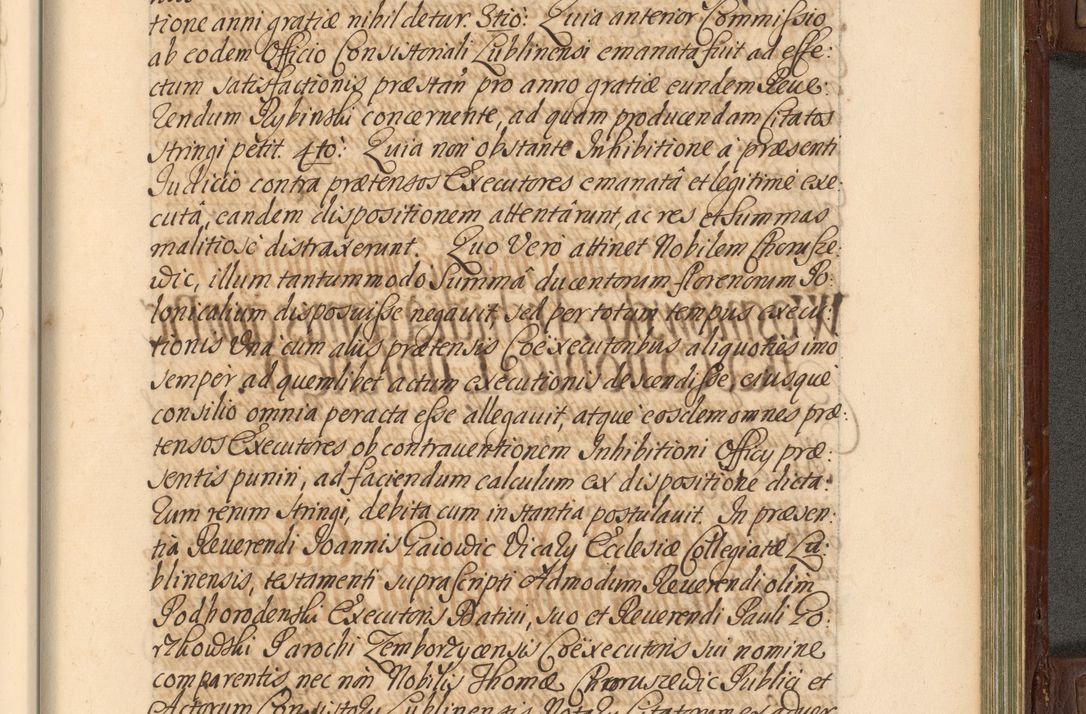 Zdjęcie nr 842 dla obiektu archiwalnego: Acta actorum episcopalium R. D. Andrea Trzebicki, episcopi Cracoviensis a mense Aprili 1675 ad Aprilem 1676 acticatorum. Volumen VI