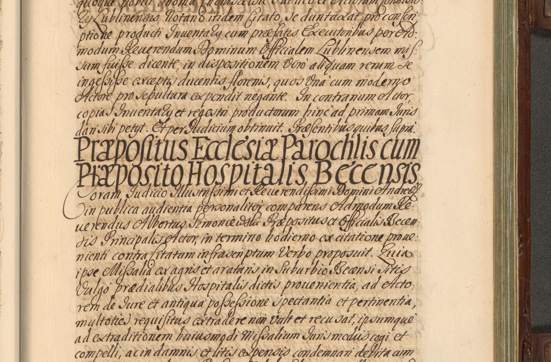 Zdjęcie nr 824 dla obiektu archiwalnego: Acta actorum episcopalium R. D. Andrea Trzebicki, episcopi Cracoviensis a mense Aprili 1675 ad Aprilem 1676 acticatorum. Volumen VI