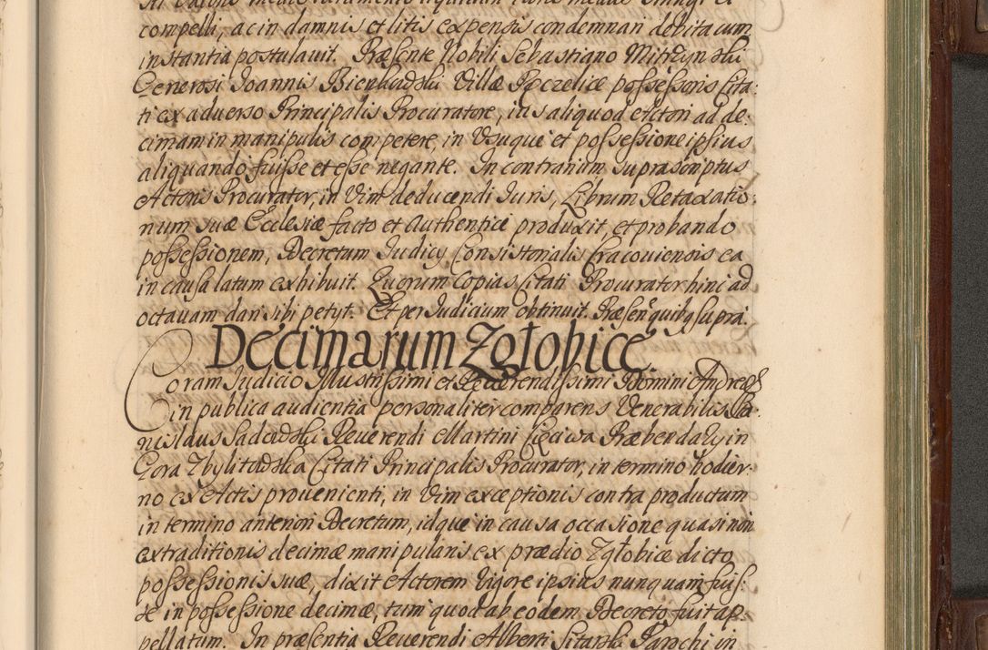 Zdjęcie nr 822 dla obiektu archiwalnego: Acta actorum episcopalium R. D. Andrea Trzebicki, episcopi Cracoviensis a mense Aprili 1675 ad Aprilem 1676 acticatorum. Volumen VI