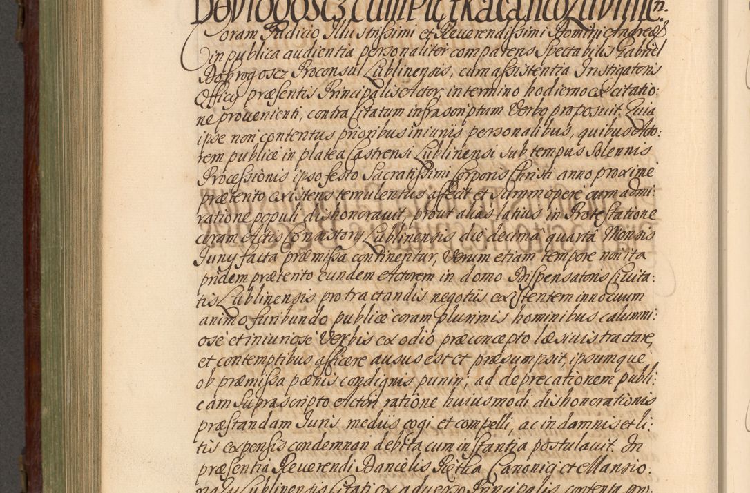 Zdjęcie nr 825 dla obiektu archiwalnego: Acta actorum episcopalium R. D. Andrea Trzebicki, episcopi Cracoviensis a mense Aprili 1675 ad Aprilem 1676 acticatorum. Volumen VI