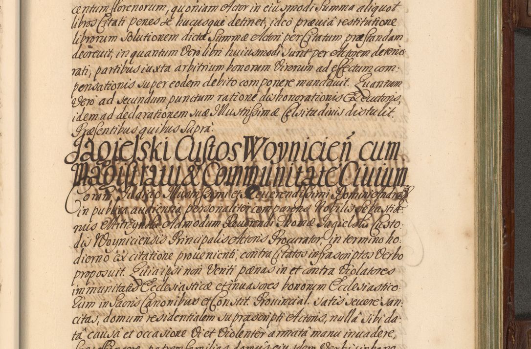 Zdjęcie nr 810 dla obiektu archiwalnego: Acta actorum episcopalium R. D. Andrea Trzebicki, episcopi Cracoviensis a mense Aprili 1675 ad Aprilem 1676 acticatorum. Volumen VI