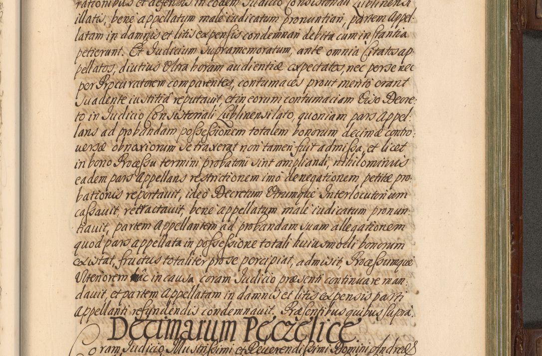 Zdjęcie nr 820 dla obiektu archiwalnego: Acta actorum episcopalium R. D. Andrea Trzebicki, episcopi Cracoviensis a mense Aprili 1675 ad Aprilem 1676 acticatorum. Volumen VI