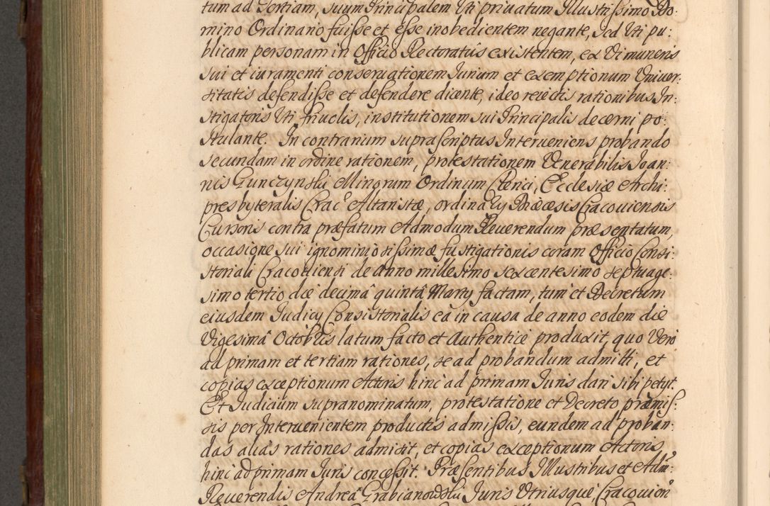 Zdjęcie nr 803 dla obiektu archiwalnego: Acta actorum episcopalium R. D. Andrea Trzebicki, episcopi Cracoviensis a mense Aprili 1675 ad Aprilem 1676 acticatorum. Volumen VI