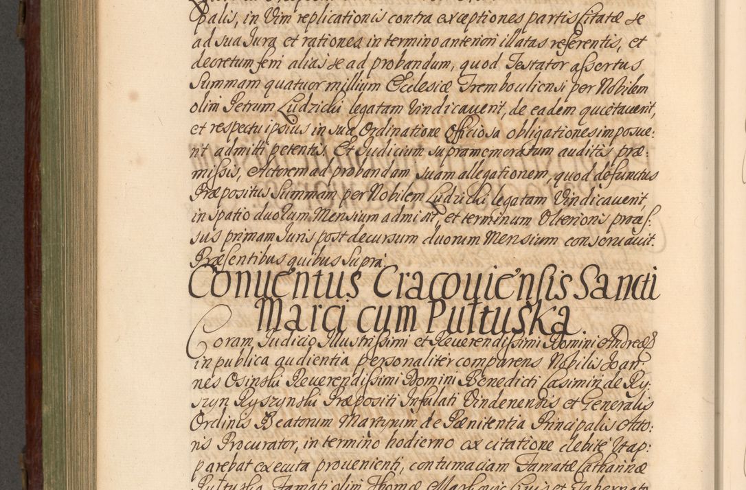 Zdjęcie nr 797 dla obiektu archiwalnego: Acta actorum episcopalium R. D. Andrea Trzebicki, episcopi Cracoviensis a mense Aprili 1675 ad Aprilem 1676 acticatorum. Volumen VI