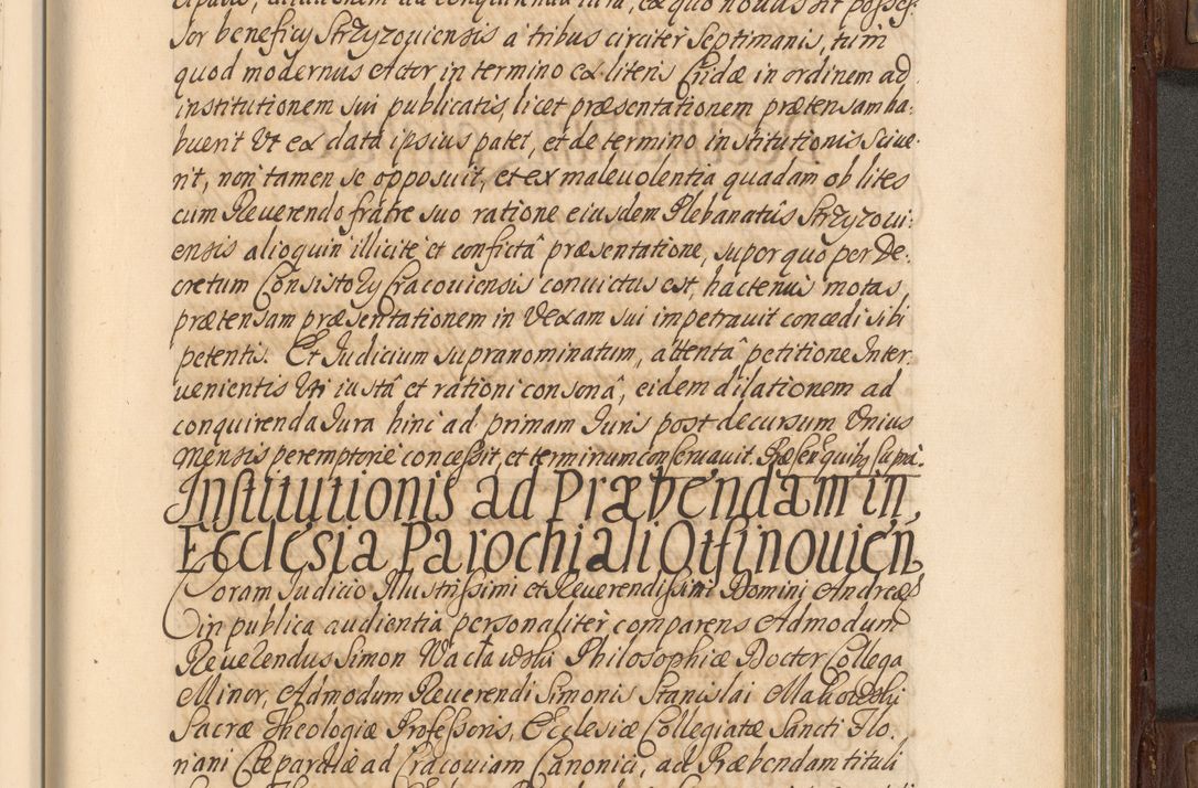 Zdjęcie nr 792 dla obiektu archiwalnego: Acta actorum episcopalium R. D. Andrea Trzebicki, episcopi Cracoviensis a mense Aprili 1675 ad Aprilem 1676 acticatorum. Volumen VI