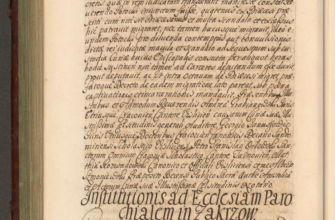 Zdjęcie nr 791 dla obiektu archiwalnego: Acta actorum episcopalium R. D. Andrea Trzebicki, episcopi Cracoviensis a mense Aprili 1675 ad Aprilem 1676 acticatorum. Volumen VI