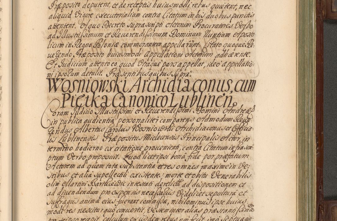 Zdjęcie nr 784 dla obiektu archiwalnego: Acta actorum episcopalium R. D. Andrea Trzebicki, episcopi Cracoviensis a mense Aprili 1675 ad Aprilem 1676 acticatorum. Volumen VI