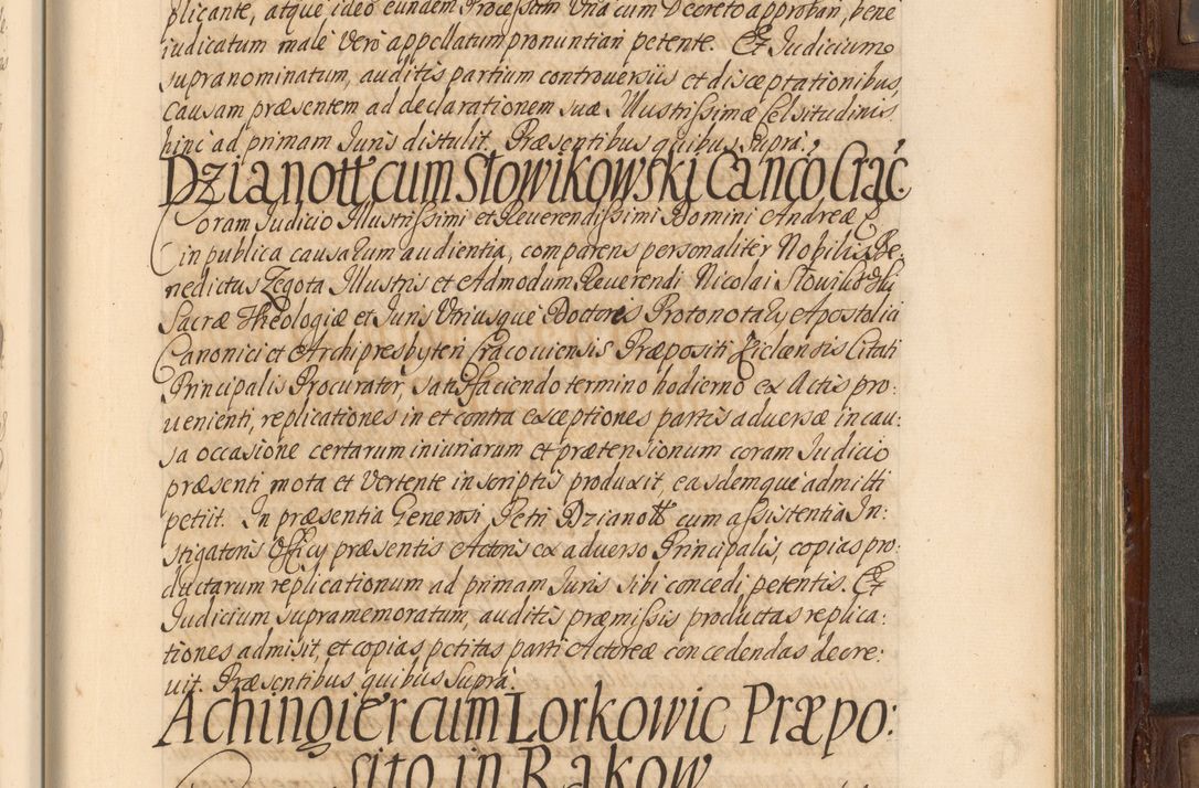 Zdjęcie nr 782 dla obiektu archiwalnego: Acta actorum episcopalium R. D. Andrea Trzebicki, episcopi Cracoviensis a mense Aprili 1675 ad Aprilem 1676 acticatorum. Volumen VI